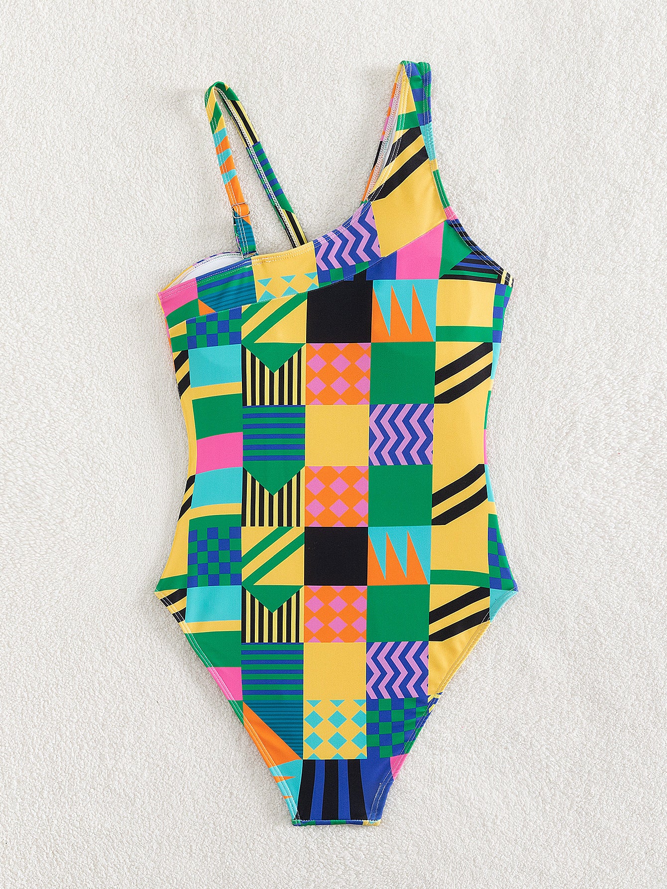 Wholesale Printed Conservative One Piece Cover Belly Swimwear